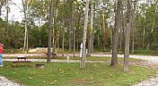 Pull through 50 amp site at Grandpa's Farm Campground